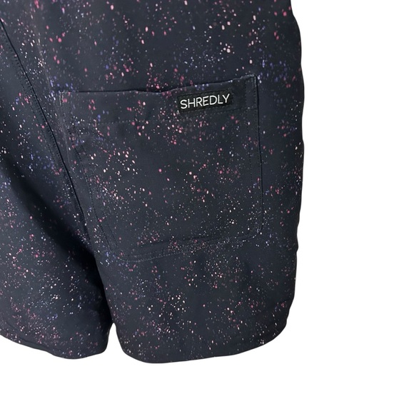 Shredly Womens Cycling Trail Romper Size Small Galaxy Splatter Short Sleeve - Picture 6 of 9